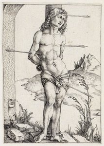 Der heilige Sebastian an der Säule von Albrecht Dürer