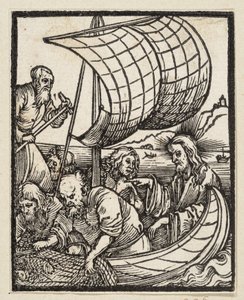 Der wunderbare Fischzug (43 religiöse Themen) von Albrecht Dürer