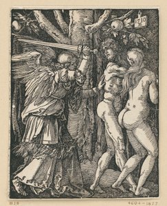 Die Vertreibung aus dem Paradies (Kleine Passion) von Albrecht Dürer