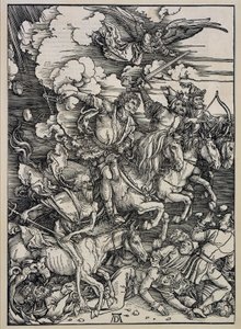 Die vier Reiter (Apokalypse) von Albrecht Dürer