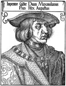 Kaiser Maximilian I., 1519, 1936 von Albrecht Dürer