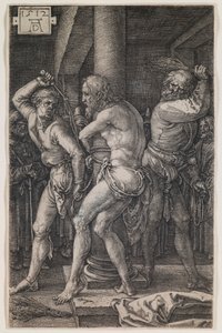 Geißelung, aus der Serie „Die gravierte Passion“