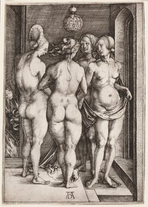 Vier nackte Frauen (Die vier Hexen) von Albrecht Dürer