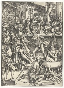 Das Martyrium des Johannes des Evangelisten von Albrecht Dürer