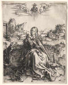 Heilige Familie mit dem Schmetterling, ca. 1495