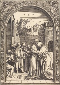 Joachim und Anna an der Goldenen Pforte von Albrecht Dürer