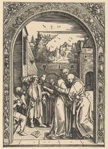 Joachim und Anna am Goldenen Tor, aus Das Leben der Jungfrau von Albrecht Dürer