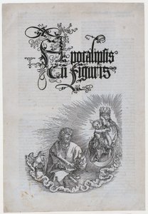 Jungfrau erscheint Johannes, Blatt 1 der Folge "Die Apokalypse" von Albrecht Dürer