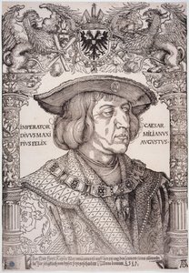 Kaiser Maximilian I. (Bartsch 153) von Albrecht Dürer