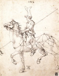 Lanzenreiter zu Pferd, 1502