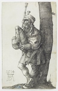 Der Dudelsackspieler (Bartsch 91) von Albrecht Dürer