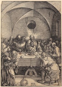 Letztes Abendmahl, Blatt 2 der Folge "Die Große Passion" von Albrecht Dürer