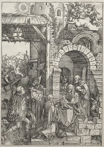 Leben der Jungfrau: Anbetung der Heiligen Drei Könige von Albrecht Dürer