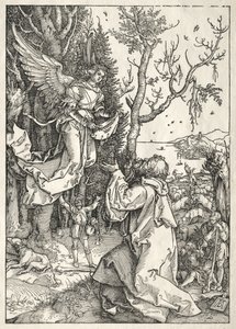 Leben der Jungfrau: Joachim und der Engel, um 1504