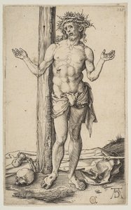 Schmerzensmann mit ausgestreckten Armen von Albrecht Dürer