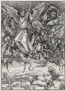 Michaels Kampf mit dem Drachen von Albrecht Dürer