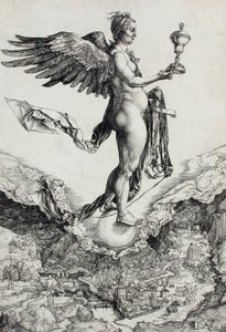 Nemesis (Das große Glück) von Albrecht Dürer