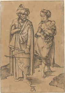 Orientale und seine Frau
