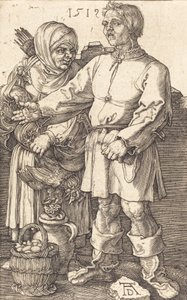 Bauernpaar auf dem Markt, 1519