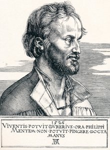 Philipp Melanchthon, 1526, 1906 von Albrecht Dürer