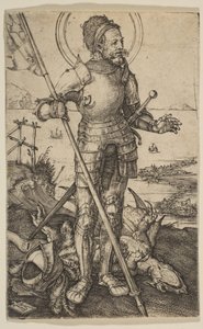 Heiliger Georg stehend