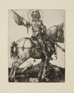 Sankt Georg zu Pferd von Albrecht Dürer