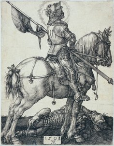 Heiliger Georg zu Pferd (Bartsch 54) von Albrecht Dürer