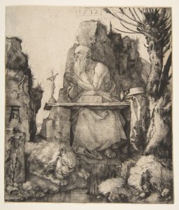 Der heilige Hieronymus bei der Kopfweide von Albrecht Dürer