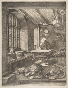 Der heilige Hieronymus in seinem Studierzimmer von Albrecht Dürer