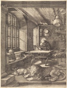 Heiliger Hieronymus in seinem Studierzimmer von Albrecht Dürer
