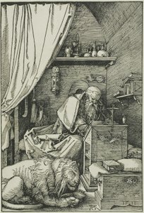 Heiliger Hieronymus in seiner Zelle