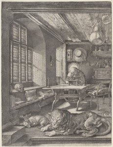 Der heilige Hieronymus in seinem Studierzimmer von Albrecht Dürer