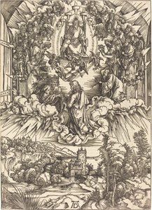 Der heilige Johannes vor Gott und den Ältesten von Albrecht Dürer