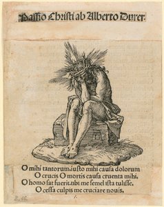 Schmerzensmann, Titelblatt der Folge „Kleine Holzschnitt-Passion“ von Albrecht Dürer