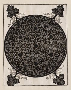 Sechster Knoten, 7 kleine Knotensysteme mit schwarzen Mittelpunkten von Albrecht Dürer