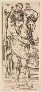 St. Christophorus überquert den Strom