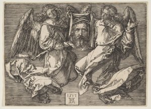 Das von zwei Engeln gehaltene Schweißtuch von Albrecht Dürer