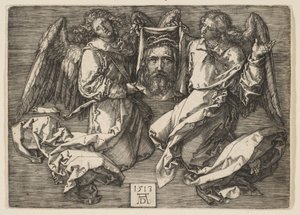Das von zwei Engeln präsentierte Schweißtuch von Albrecht Dürer