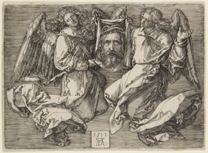 Das von zwei Engeln gehaltene Sudarium von Albrecht Dürer