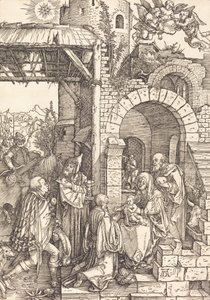 Die Anbetung der Könige, ca. 1501-1503 von Albrecht Dürer