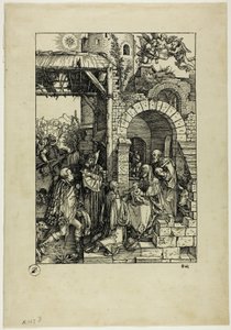 Die Anbetung der Könige, aus Das Leben der Jungfrau von Albrecht Dürer