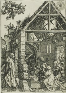 Die Anbetung der Hirten, aus Das Leben der Jungfrau von Albrecht Dürer