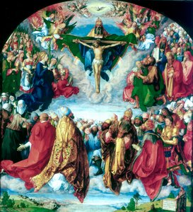 Die Anbetung der Dreifaltigkeit Das Landauer Altarbild, 1511 von Albrecht Dürer