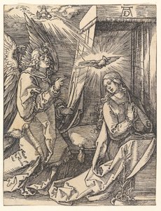 Die Verkündigung aus „Die Kleine Passion“ von Albrecht Dürer