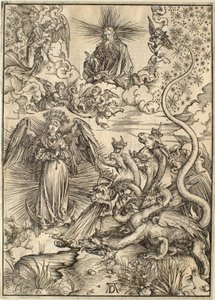 Die Apokalypse: Das apokalyptische Weib von Albrecht Dürer
