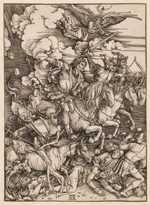 Die Apokalypse: Die vier apokalyptischen Reiter von Albrecht Dürer
