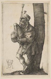 Der Dudelsackspieler von Albrecht Dürer