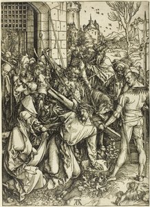 Das Tragen des Kreuzes, aus Die Große Passion von Albrecht Dürer