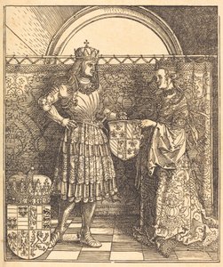 Die Verlobung von Maximilian mit Maria von Burgund, 1515