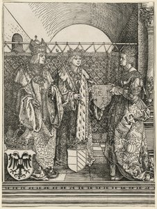 Die Verlobung von Philipp dem Schönen mit Johanna von Kastilien von Albrecht Dürer